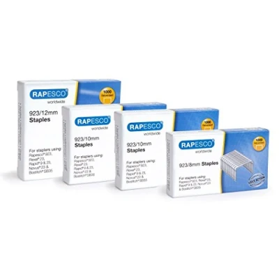 Abbildung von Rapesco 1317 923 Heftklammern Set: 8mm und 12mm 10mm, 4000 Stück