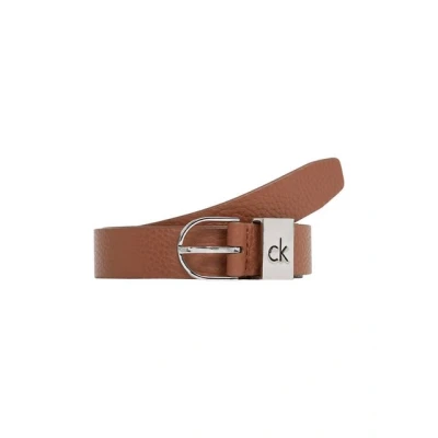 Abbildung von Calvin Klein LOOP THIN Round Buckle Gürtel, Damen, Größe: 75, Black