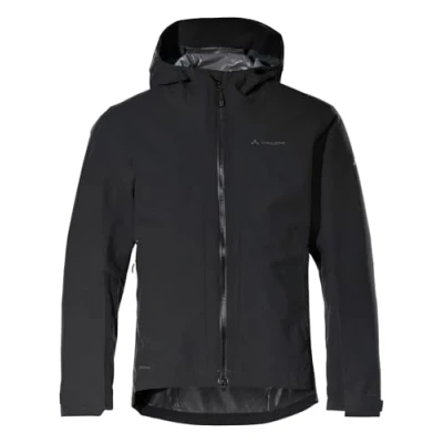 Abbildung von Vaude MOAB PRO Regenjacke / wasserabweisende Jacke, Herren, Größe: Small, Black