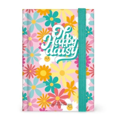 Abbildung von Legami Foto Tagesplaner 2025 2026, Daisy, 16 Monate Small, Tagebuch September bis Dezember elastischer Verschluss, FSC zertifiziertes Papier, 9.5 x 13.5 cm