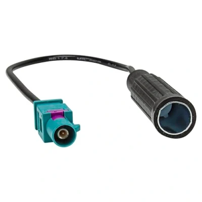 Abbildung von tomzz Audio 1500 051 Fakra (M) Antennenadapter Stecker auf DIN Kupplung (F) Buchse