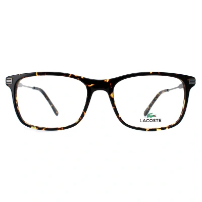 Abbildung von Lacoste Herren L2888 240 Optische Fassungen Acetat Dunkler Havanna Quadratisch