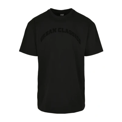 Abbildung von Urban Classics Oversized Tshirt print, Herren, Größe: Large, Black