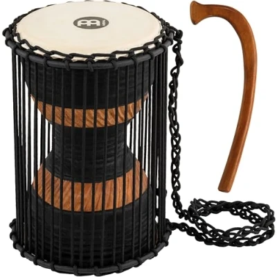 Abbildung von Meinl Percussion ATD M African Talking Drum (Medium), 17,78 cm (7 Zoll) Durchmesser, brown/black