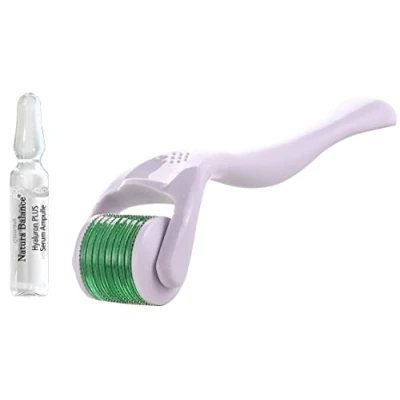 Abbildung von Natura Balance Gesichtspflege SET Micro Needling Roller + 15x Hyaluron PLUS Derma Ampullen, 1 tlg.