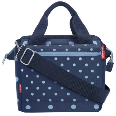 Abbildung von Reisenthel Klickfix Roomy Mixed Dots Blue Punkte Lenker Fahrradtasche