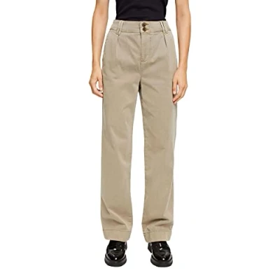 Abbildung von ESPRIT Damen Hose 072ee1b328, Pale Khaki, 38