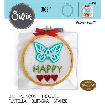Abbildung von Sizzix Bigz Stanzschablone Stickrahmen von Eileen Bereich Hull