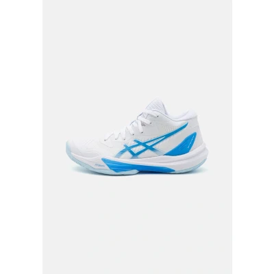 Abbildung von Asics SKY Elite FF MT 3 Volleyballschuh, Damen, Größe: 38, White/blue coast Schuhe