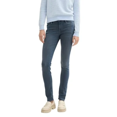Abbildung von TOM Tailor Jeans Slim Fit, Damen, Größe: 27x30, Mid stone blue grey denim