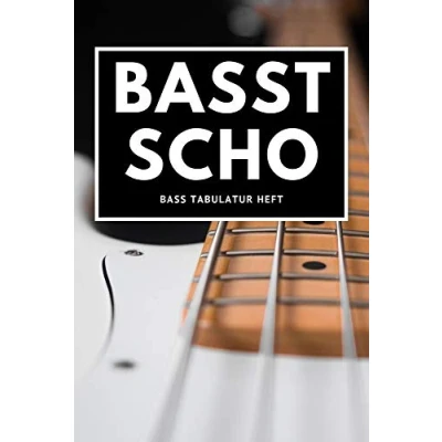 Abbildung von Basst Scho Bass Tabulatur Heft: A5 Blanko Heft Notenheft Block Bassgitarrengriffe Tabulaturheft ... Fans, Musiker, Kinder, Männer und Frauen
