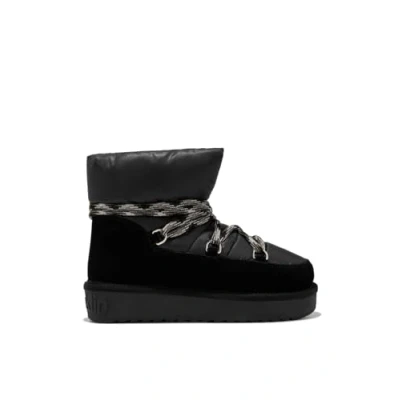 Abbildung von D.Franklin Damenstiefel, modisch, lässig, Bommel, Schwarz 35, 38 EU