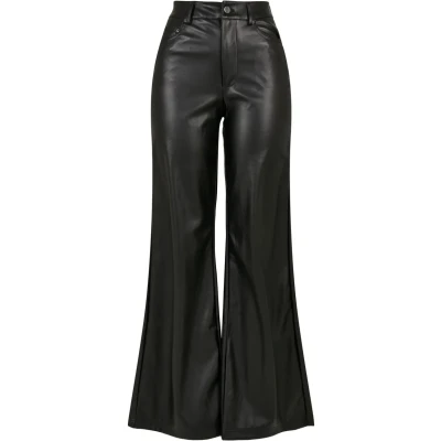 Abbildung von Urban Classics Ladies WIDE LEG Pants Stoffhose, Damen, Größe: 28, Black