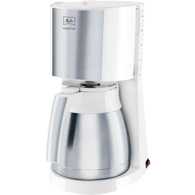 Abbildung von Melitta Filterkaffeemaschine Enjoy® Top Therm 1017 07 weiß, 1,25l Kaffeekanne, Papierfilter 1x4