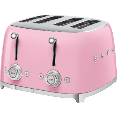 Abbildung von Smeg Toaster &quot;TSF03PKEU&quot;, 4 kurze Schlitze, 3000 W