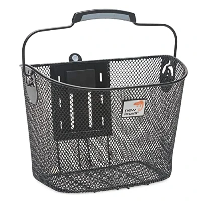 Abbildung von Fahrradkorb New Looxs Toscane Smartlock 19 Liter 34 X 25 Cm Schwarz