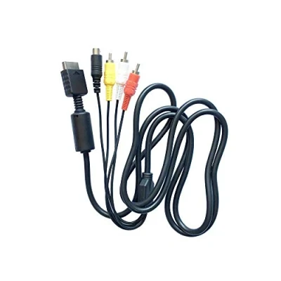 Abbildung von OSTENT Composite S Video RCA AV Audio HD TV Kabel für Sony PS1 / PS2 PS3 Konsole