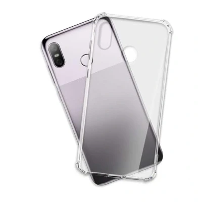 Abbildung von mtb more energy® Case Soft Armor kompatibel mit HTC U12 Life (6.0&#039;&#039;) Anti Shock Verstärkung 1,5mm TPU Schutz Hülle Cover Tasche Handyhülle