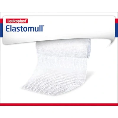 Abbildung von Elastomull 4mx8cm 2096 elastisch Fixierbinde