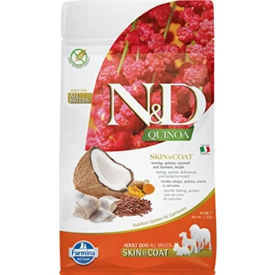 Abbildung von N&amp;D Quinoa DOG Skin &amp; Coat Hering Kokosnuss Mini varianten 800 g