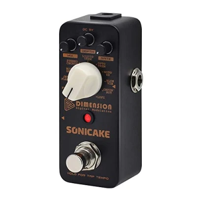 Abbildung von SONICAKE Modulation Gitarre Effektpedal 11 Modus für Phaser Flanger Chorus Tremolo Vibrato Autowah und Sampling 5th Dimension