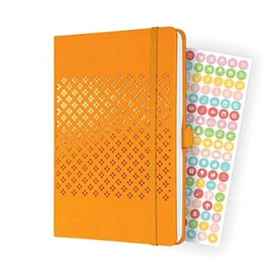Abbildung von SIGEL J2211 Wochenkalender Jolie 2022 ca. A5 orange Hardcover 174 Seiten mit fröhlichem Kalendarium, vielen Infos und praktischen Stickern FSC zertifiziert Terminplaner