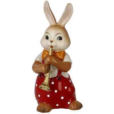Abbildung von Goebel Osterhase &quot;Figur Hase Süßer Flötenspieler&quot;, Osterfigur, Dekofigur, Ostern, Osterdekoration