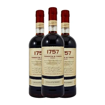 Abbildung von Wermut Cinzano Torino Rosso 1757 Rakete Flasche 1 L (Schachtel mit 3 von L)