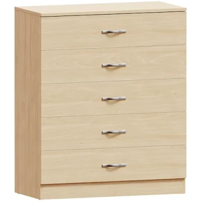 Abbildung von Vida Designs Riano Kommode mit 5 Schubladen, Schlafzimmermöbel, Kiefer