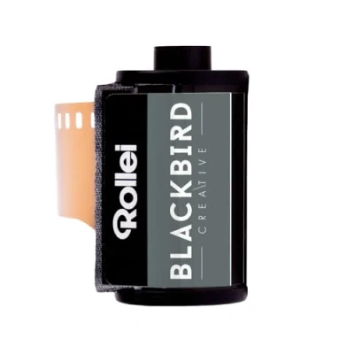 Abbildung von Rollei Blackbird Schwarzweiß Negativfilm 35 mm 36 Aufnahmen ISO 64 Für feine Details und lebendige Kontraste