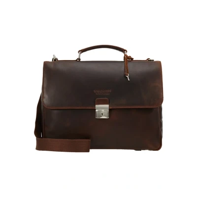 Abbildung von bugatti Briefbag Small Aktentasche, Herren, Größe: One Size, Brown