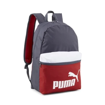 Abbildung von Puma Phase Backpack Unisex Tagesrucksack, Größe: One Size, Mineral gray/intense red