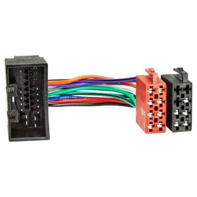 Abbildung von tomzz Audio 7023 000 Radio Adapter Kabel kompatibel mit Jaguar X Type S Landrover auf 16pol ISO Norm