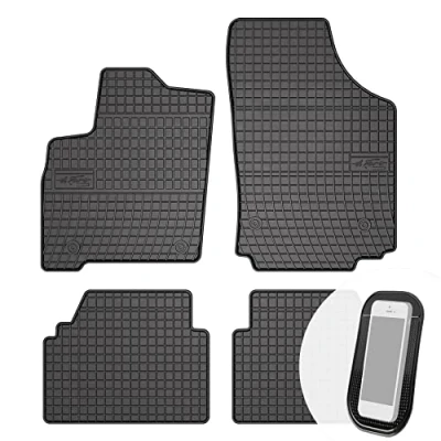 Abbildung von Gummimatten Auto Fußmatten Gummi Automatten Passgenau 4 teilig Set passend für Opel Meriva A 2003 2010