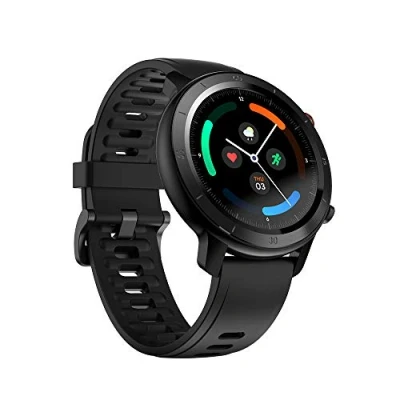 Abbildung von Ticwatch GTX Fitness Smartwatch für Damen und Herren, mit 10 Tagen Akkulaufzeit, IP68 Schutzklasse, Herzfrequenzüberwachung, Schlaf Tracking, kompatibel iPhones Android Mobiltelefonen.