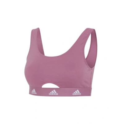 Abbildung von adidas Damen Scoop Bralette Sport Active Comfort Cotton BH, 557 Wonder Orchid, L