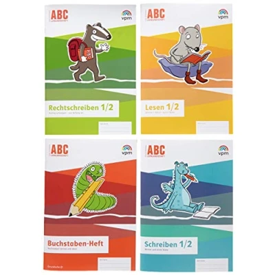 Abbildung von ABC Lernlandschaft 1/2: Basis Paket: 4 Arbeitshefte Grundschrift Klasse 1/2 (ABC Lernlandschaft. Ausgabe ab 2019)