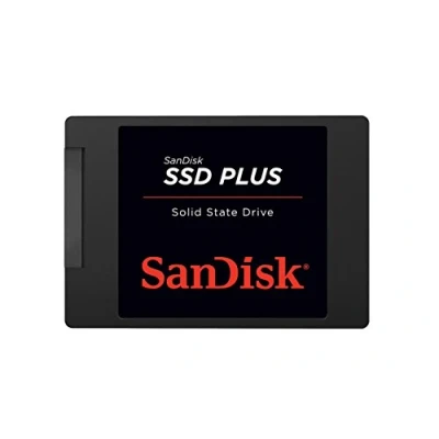 Abbildung von SanDisk Plus Interne SSD SATA 2,5 1TB, sequenziellen Lesegeschwindigkeiten von bis zu 545 MB/s und Schreibgeschwindigkeiten 515