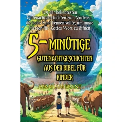 Abbildung von 5 minütige Gutenachtgeschichten aus der Bibel für Kinder: 101 beliebtesten zum Vorlesen, die jedes Kind kennen sollte, um junge Herzen Gottes Wort zu öffnen