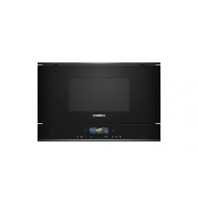 Abbildung von SIEMENS Einbau Mikrowelle &quot;BF722L1B1&quot;, Mikrowelle, 1220 W