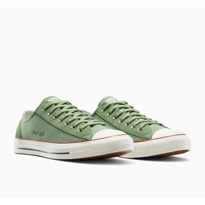 Abbildung von Converse Chuck Taylor ALL STAR WIDE Unisex Sneaker low, Größe: 37, Foothill green/vintage white/navy Textil/synthetik