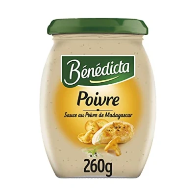 Abbildung von Bénédicta Salz und Pfeffersoße, Glas, 260 g
