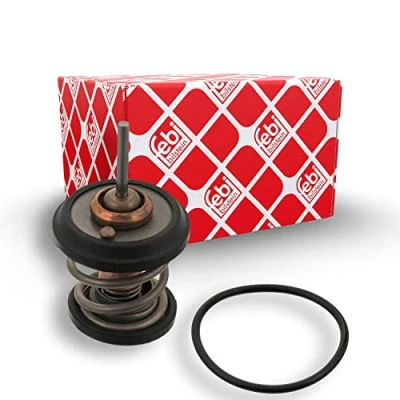 Abbildung von FEBI BILSTEIN 34782 Kühlwasserthermostat 95 mit Dichtring VOLKSWAGEN: GOLF 5 Schrägheck, 6, Passat B7 Variant, AUDI: A4 B8 Avant, A3 Schrägheck
