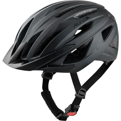 Abbildung von ALPINA Delft MIPS Sicherer, Leichter &amp; Individuell Anpassbarer Fahrradhelm für Erwachsene, optimaler Schutz durch MIPS, Black matt, M (55 59 cm)