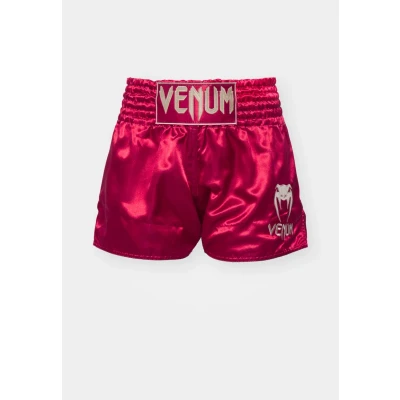 Abbildung von Venum Herren Classic Muay Thaibox Shorts, Bordeaux/Gold, XXL EU
