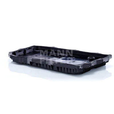 Abbildung von MANN FILTER H 50 004 Ölwanne, Automatikgetriebe mit Dichtung, Ölablassschraube BMW: 5 Touring, X1, X5, LAND ROVER: Range Rover Sport, JAGUAR: