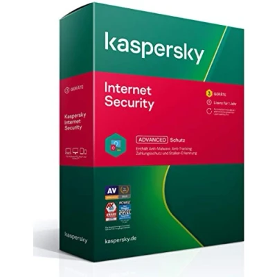 Abbildung von Kaspersky Internet Security 2022 3 Geräte 1 Jahr Windows/Mac/Android Aktivierungscode in Standardverpackung