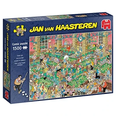 Abbildung von Jumbo Spiele Jan van Haasteren Puzzle 1500 Teile Chalk Up ab 12 Jahren Comic