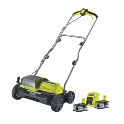 Abbildung von Ryobi RY18SFX35A 240, Schubrasenmäher, 35 cm, 55 l, 4 Rad/Räder, Bürstenlos, 1,5 m/s²