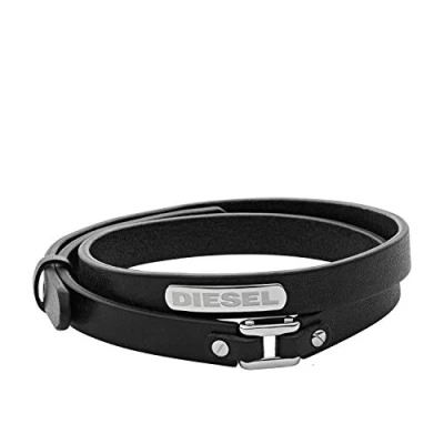 Abbildung von Diesel Stacked Armband, Herren, Größe: One Size, Schwarz